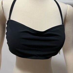 TORY BURCH Black Bikini Top XL BRAND NEW WITH TAGS